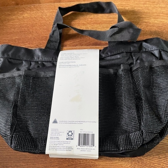 Style Quick-dry Mesh Tote Black finish bag - Picture 2 of 3